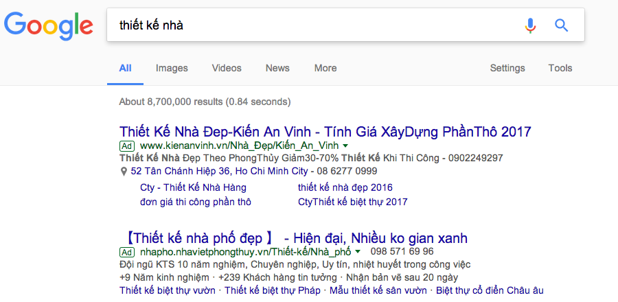 quảng cáo Google Hải Phòng 