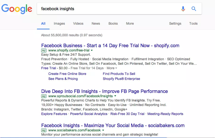 quảng cáo từ khóa Google