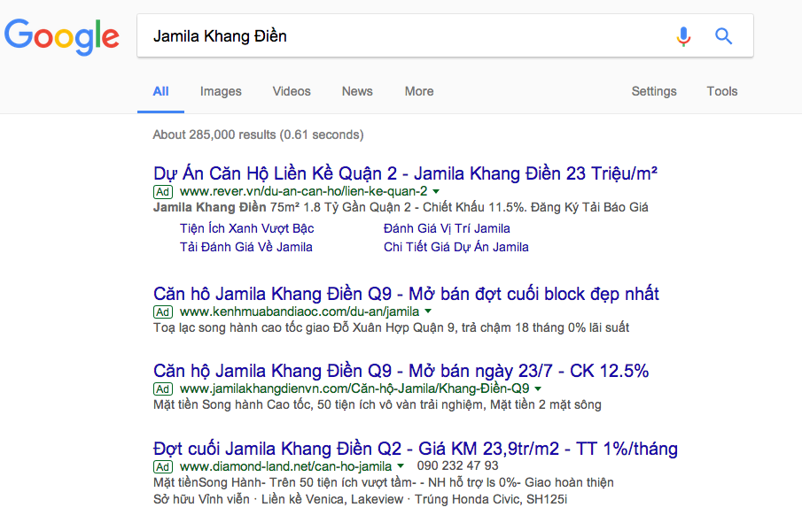 công ty quảng cáo Google Vĩnh Long