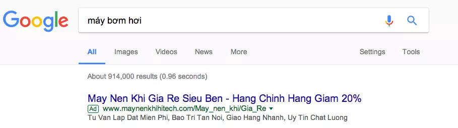 quảng cáo Google
