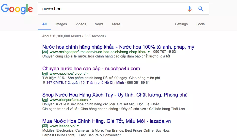 quảng cáo lên top Google