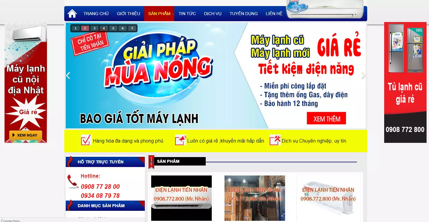 Thiết kế web điện - điện tử trọn gói TPHCM