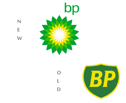 Logo BP đã được Landor Associates thiết kế lại một cách đáng ngạc nhiên vào năm 2008