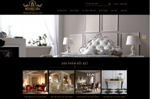 Mẫu thiết kế Website nội thất
