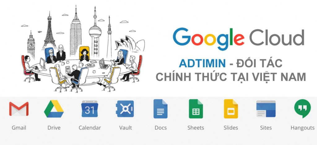 ADTIMIN là Đối Tác Chính Thức của Google tại Việt Nam