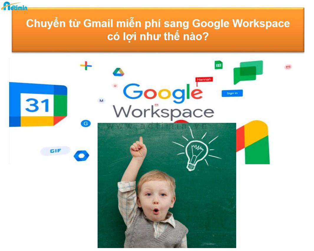 Chuyển từ Gmail miễn phí sang Google Workspace