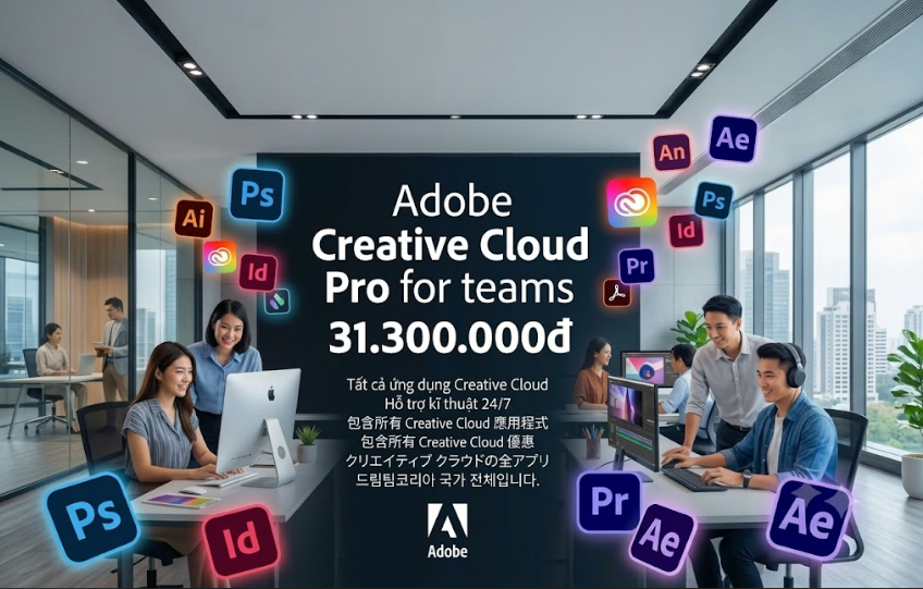 Báo giá phần mềm Adobe Creative Cloud All Apps Báo giá phần mềm Adobe Creative Cloud All Apps