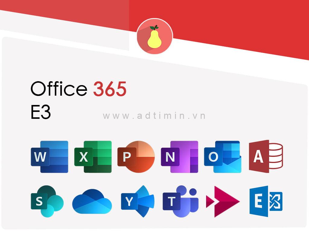 Các tính năng Microsoft Office 365 E3 