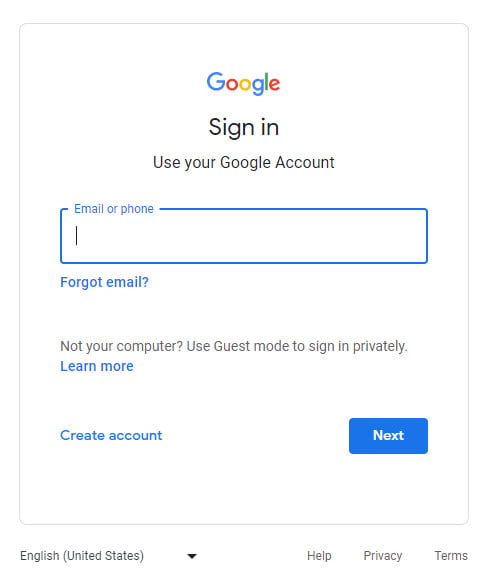 Đăng nhập vào gmail cá nhân