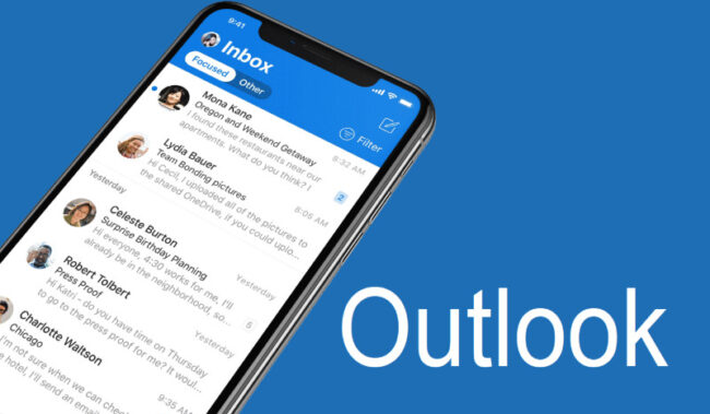 Cách đăng nhập Outlook trên điện thoại trên iphone và android