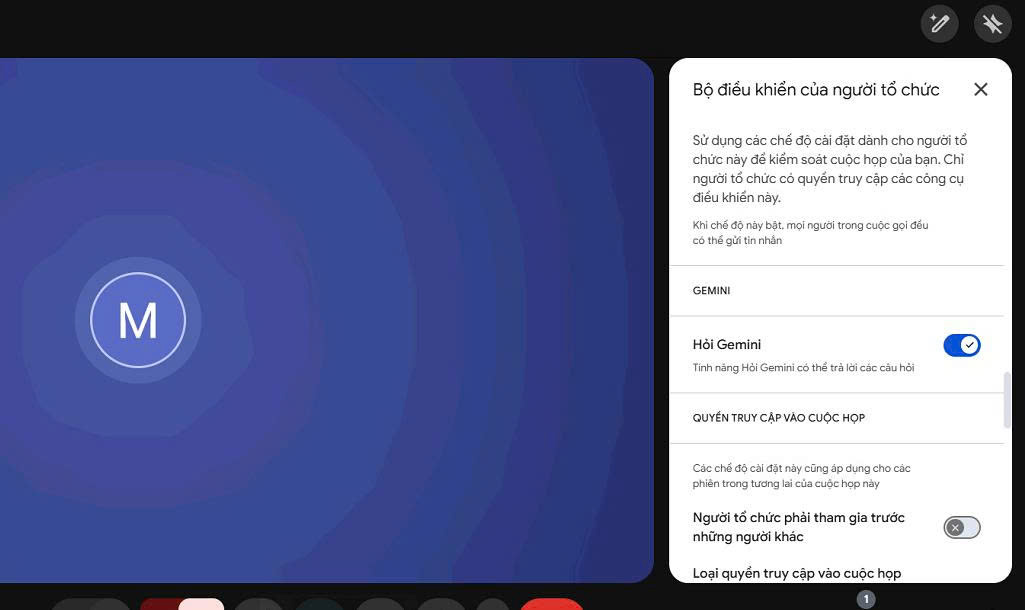 Gemini trong Google Meet