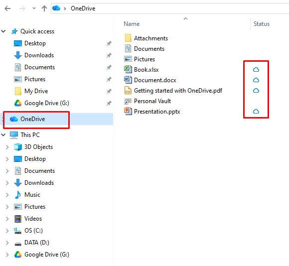 Hoàn tất đồng bộ dữ liệu từ Onedrive với máy tính Windows