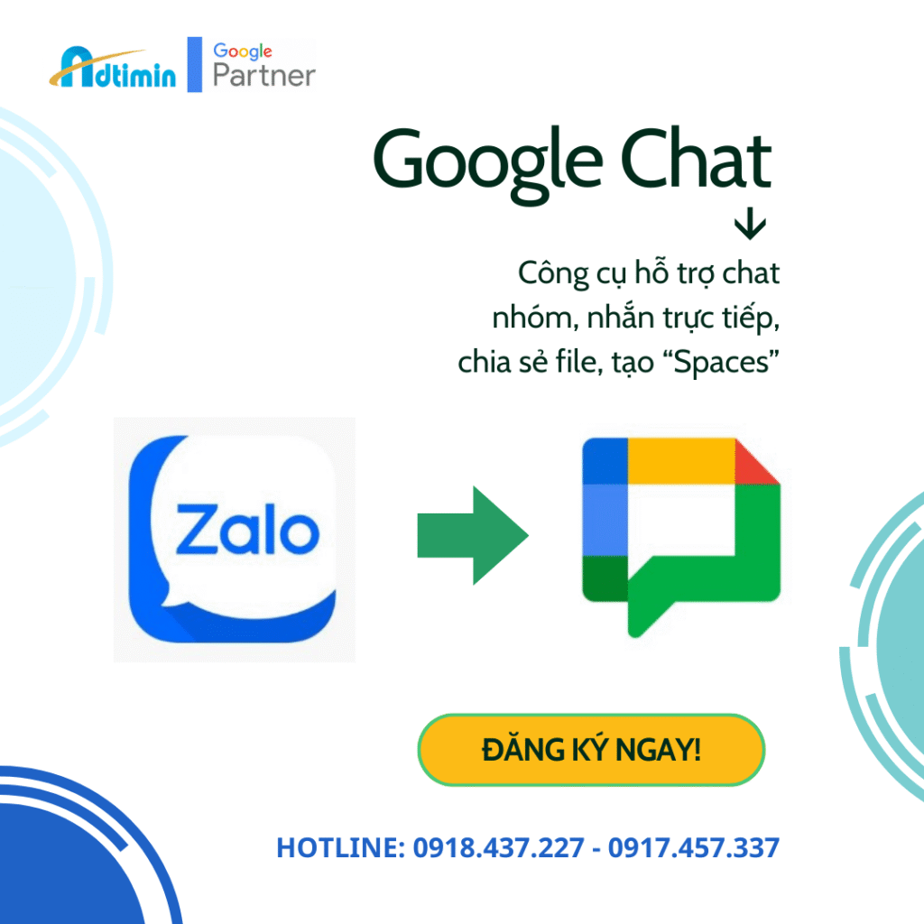 Giải pháp Google Chat thay thế Zalo hỗ trợ doanh nghiệp an toàn, bảo mật