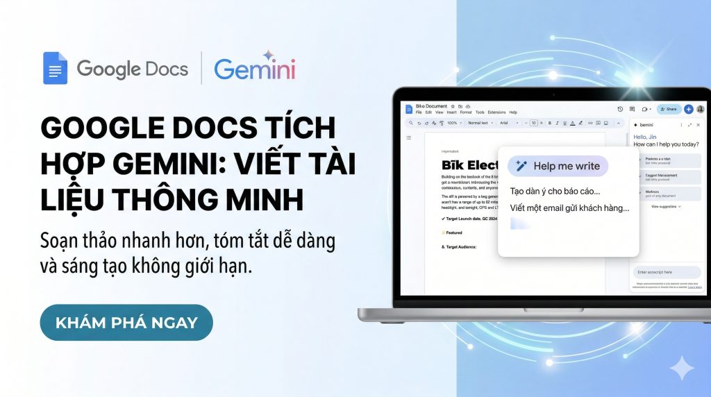 Google Workspace 2026 tích hợp AI thông minh