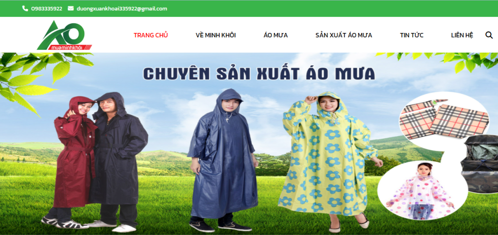 CÔNG TY SẢN XUẤT ÁO MƯA MINH KHÔI