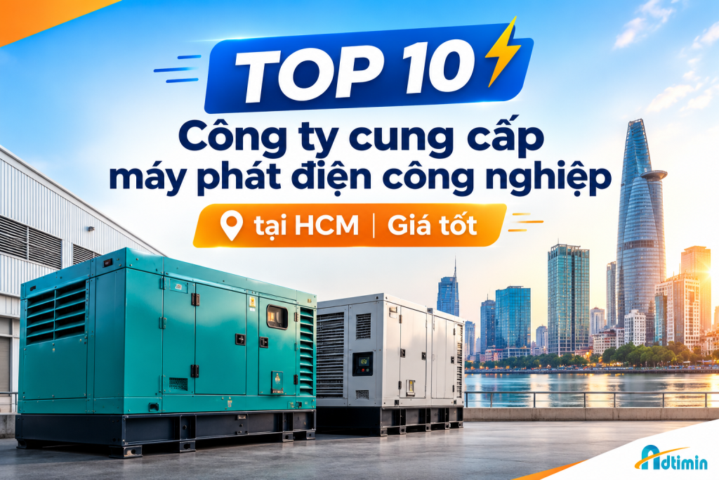 Top 10 Công ty cung cấp máy phát điện công nghiệp tại HCM giá tốt